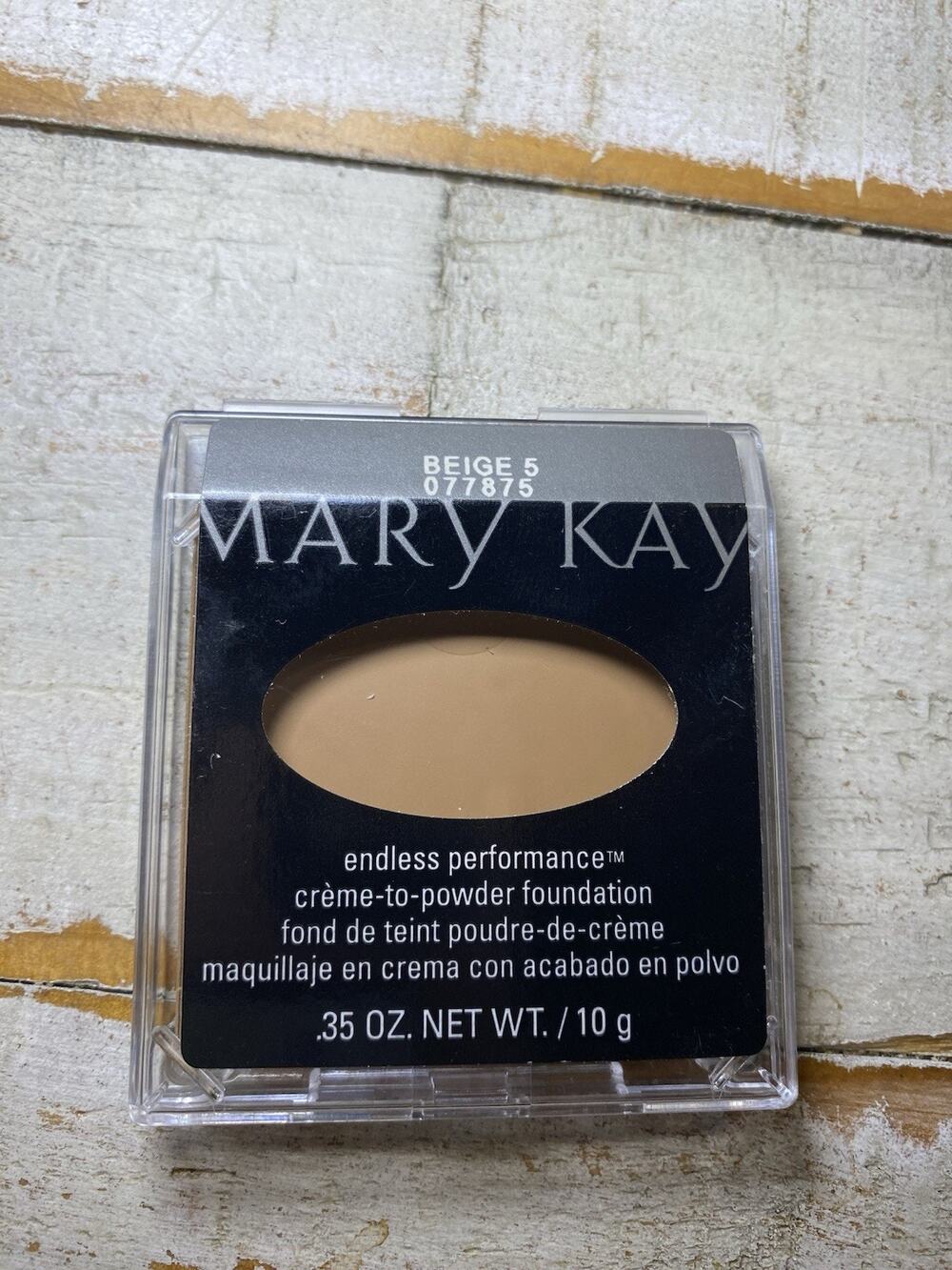 Mary Kay BEIGE 5 Endless Performance Creme to Powder Foundation .35 oz
